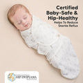 Newborn Swaddles with Zippers, 3Pk Baby Swaddle (Aspire, 0-3M)