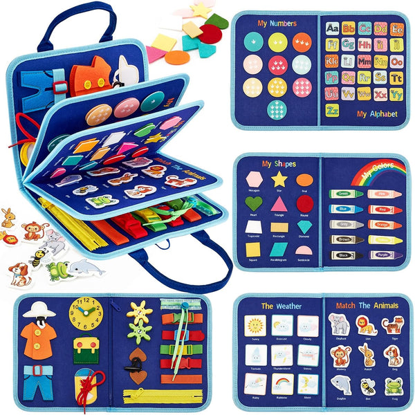 Toddler Busy Board Montessori Toys for Boy Toys Gifts