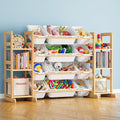 Toy Organizer with 6 Shelves and 12 Compartments, White