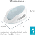Baby Bath Support, Aqua, Birth to 6 Months, Made in Canada