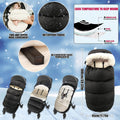 Waterproof &Thicken Universal Stroller Blanket for Babies,Toddler'S Stroller Sleeping Bag & Footmuff & Bunting & Cover for Autumn Winter