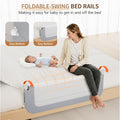 Bed Rail for Toddlers- 71IN / 180CM Foldable Baby Bed Rail