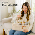 Baby Diaper Caddy Organizer, Nursery Basket, Cream Corduroy