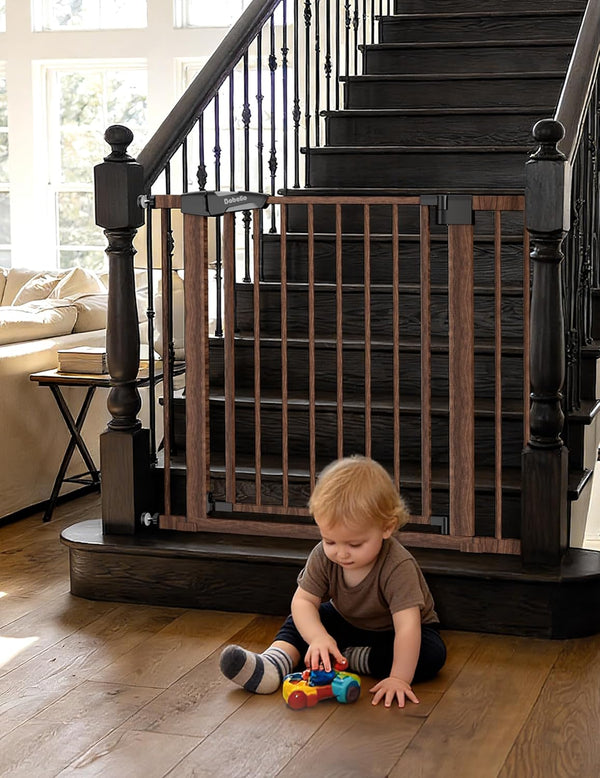 29-48" No Drill Baby Gate for Stairs, Pressguard I Dog Gate Indoor