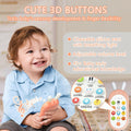 1 Year Old Girl Toys,  Baby Pretend Phone Baby Toys 6 to 12 Months with Soft Colour Changing Light, Various Musics Sounds, Interactive Sensory Toys Birthday Gift for Infant Baby Girls 6 Months+