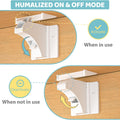 12 Pack Child Safety Magnetic Cabinet Locks with 2 Keys, No Drill Baby Proofing Drawer Locks for Baby Safety, Invisible Adhesive Magnetic Cupboard Locks for Kitchen Cabinet and Drawers