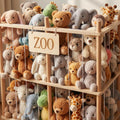 30" Extra Wide Large Stuffed Animal Storage Toy Display Organizer