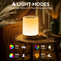Kids Night Light, Rechargeable LED Bedside Lamp with Touch Control