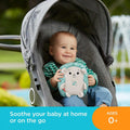Baby Musical Toy Calming Vibes Hedgehog Soother Plush Sound Machine with Vibrations for Newborns, Blue