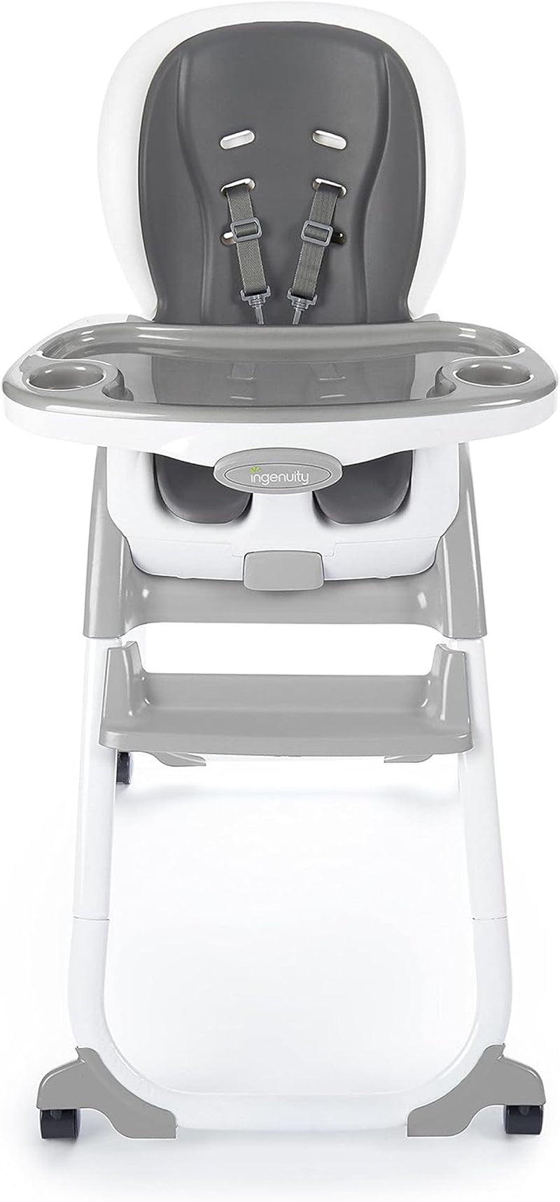 Smartclean Trio Elite 3-In-1 Convertible Baby High Chair, Toddler Chair, and Dining Booster Seat-Slate