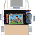 Kids Travel Tray Table Cover,Baby Travel Essentials for Flying, Black&White