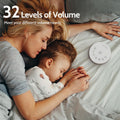 Sleep Sound Machines White Noise Machine with 25 Soothing Sounds 32 Volume Levels 5 Timers 4 Sound Categories Memory Function Everyone