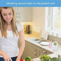 DM1211 Enhanced Range Digital Audio Baby Monitor with Night Light, 1 Parent Unit, Silver & White