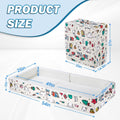 Portable Foldable Toddler Travel Cot – Air Layer Fabric Soft Foam Floor Cushion with Raised Sides, No Assembly, Washable Cover, Cream