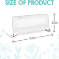Swing down Bedrail, White by Natural Handmade