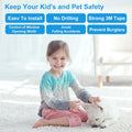 2 Pack Sliding Door Lock - Child Locks for Doors - Sliding Window Safety Lock - Sliding Door Child Lock for Sliding Windows,Sliding Door,Patio Door,Glass Door - No Drilling Tools Needed