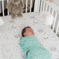 Baby Heartbeat Sleep Soother Bunny Plush Toys with Cry Sensor Sleeping Aid White Noise Machine, Nursery Decor Night Light, Shushing Lullabies 6 Sounds Therapy for Infant Toddler Crib Rabbit