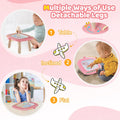 Girl Toys Age 1-3 Magnetic Drawing Board, Gifts for 1 2 3 Year Old Toddlers Birthday, Doodle Board for Preschool Learning and Educational Erasable Sketching Pad(Soft Pink)