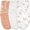 Swaddles for Newborns 0-3 Months, Adjustable & Easy Fastener