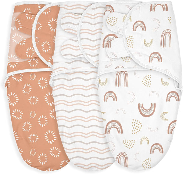 Swaddles for Newborns 0-3 Months, Adjustable & Easy Fastener