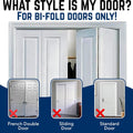 Complete Deluxe Bi-Fold Door Lock, 2 Pack by