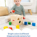 Shape Sorting Cube Wooden Classic Educational Toy