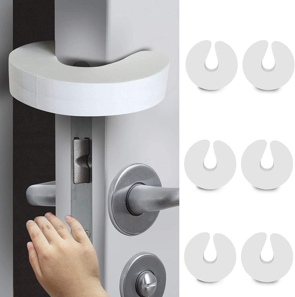 Finger Pinch Guard Door Preventer, Soft Durable Foam Door Stopper, Baby Child Safety. Prevent Finger from Being Pinched by Impact Doors, Prevent Child from Getting Locked in the Room (6PCS)