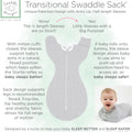 Transitional Swaddle Sack, Cotton, Tiny Arrows, 3-6Mo
