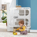 Pressure Mount Easy Fit Security Gate, Fits Spaces between 28" and 40", and 27" Tall, White