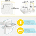 Baby Proofing Outlet Covers (60 Pack) Electric Outlet Plug Covers for Child Safety, Baby Socket Cover Protector Cap to Prevent Child from Power Shock Hazard