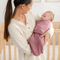 Easy Swaddle Blanket 3 Pk S - Newborn Wrap, Blush, Mauve, Mulberry