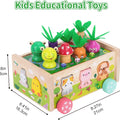 Montessori Wooden Toddler Toys for 1 2 3 Years Old Boys Girls