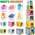 Toddlers and Babies Dinosaur Sorting and Stacking Toys Blocks for 1-3 Kids