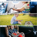 Kids Travel Tray Table Cover,Baby Travel Essentials for Flying, Black&White