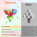 100PCS Magnetic Blocks Cubes, Magnetic Building Blocks Gifts for Kids