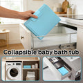 Foldable Baby Bathtub for Newborns and Toddlers, Portable Bath Tub