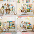 3 Tier Kids Bookshelf and Toy Storage, Burlywood