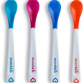 White Hot Safety Baby Spoons, BPA Free, 4 Pack, Polypropylene
