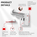 Safety Cabinet Locks, Baby Proofing Cabinet Latch Locks with Strong Adhesive, Universal for Most Cabinets and Drawers, Easy to Install (12-Pack)