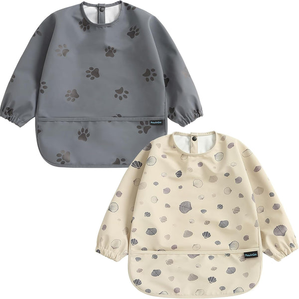 Coverall Bibs for Baby Feeding