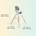 , Chai Multi-Mode High Chair, Convertible, Birth up to 60Lb.