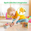 Toddler Fine Motor Skill Toy, Clamp Bee to Hive Matching Game