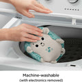 Baby Musical Toy Calming Vibes Hedgehog Soother Plush Sound Machine with Vibrations for Newborns, Blue