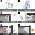 Safety Locks, Magnetic Safety Locks, Invisible Safety Latch Lock for Cupboard, Cabinet and Drawer, Child Proof, Easy to Install Kit, with Extra 3M Adhesive Tapes,10 Locks 2 Keys
