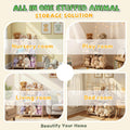 30" Extra Wide Large Stuffed Animal Storage Toy Display Organizer