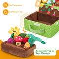 Fruits Vegetables Garden Plant Plush for Baby Toys 6-12 Months