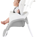 Smartclean Trio Elite 3-In-1 Convertible Baby High Chair, Toddler Chair, and Dining Booster Seat-Slate