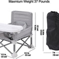 Portable Baby Seat Travel Chair| Compact Fold with Straps for Indoor/Outdoor Use| Great for Camping, Beach, Lawn |Toddlers, Kids, Boys, Girls (Neural Seat)