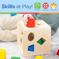 Shape Sorting Cube Wooden Classic Educational Toy