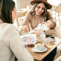 Baby Formula Dispenser on the Go: Portable Container with Scoop